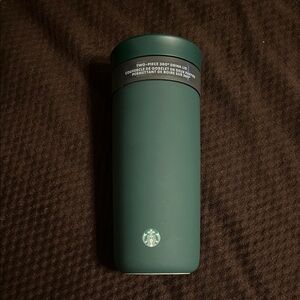 Starbucks Dark Green Travel Tumbler